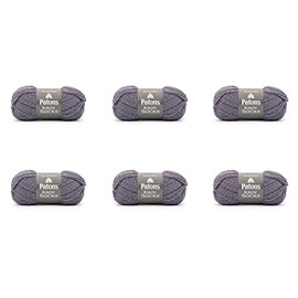 Patons Kroy Socks Yarn - 6 Pack of 50g/1.75oz - Blended Fiber - Knitting, Crocheting & Crafts, Plum