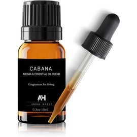 Cabana Diffuser Oil 10ml – Hotel Scents for Home Diffuser – Inspired by Ritz Carlton – Botanical Jasmine, Bergamot & Marine – Luxury Essential Oil Refill for Waterless & Ultrasonic Diffusers