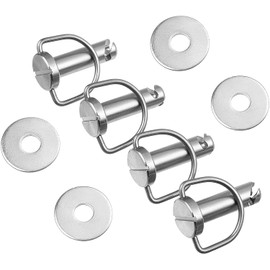 LangPu - Cierre de 1/4 giro con arandelas/pernos de montaje de alforja Harley / pasadores de sujeción para bolsa de sillín de motocicleta para Harley Touring Softail Road King Electra Street Glide