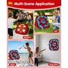 Spider Bean Bag Toss Game, 5-in-1 Cornhole Board Outdoor Toys