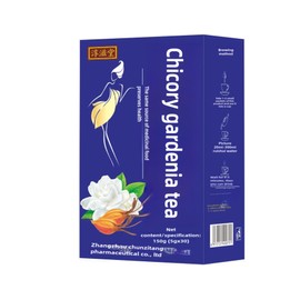 Chicory and Gardenia Bun Tea Chicory and Mulberry Leaves Gardenia Lily Healthy Flower, 30 packs, 5 grams per pack, Traditional Chinese Herbal, 150 grams in total
