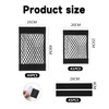 Pack of 5 Car Net Bag Boot Storage Bag Mesh