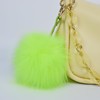 S.ROMZA Pom Pom Keychain Artificial Faux Fur Ball Keychains Fluffy