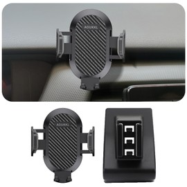 AOUKKL Car Phone Holder Fits for Honda Fit 2021-2024 Accessories,Thick Cases Friendly,Cell Phone Mount for 4.7-7 in Phones,360 Degree Rotation,Easy to Install