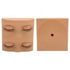 Lash Mannequin Head 2 Pairs Removable Replacement Eyes 3D Simulation