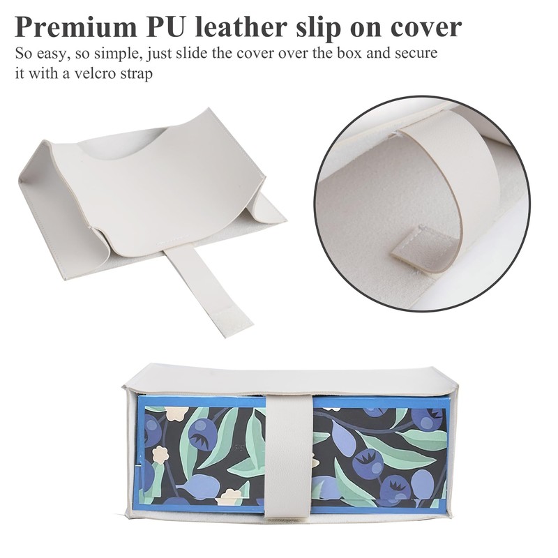 Lvkjafaz Leather Cover for Disposable Paper Hand Towel Box, Compatible