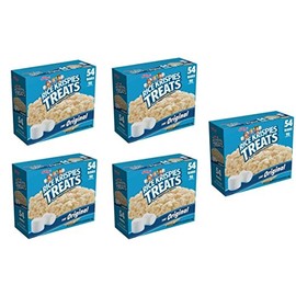 Rice Krispies Treats, Original Marshmallow, 5 Packages(54 Count Carton)