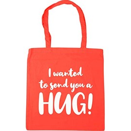 Hippowarehouse I wanted to send you a hug! Tote Shopping Gym Beach Bag 42cm x38cm, 10 litres