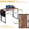 VECELO Folding Desk with Storage Bag 39 Inch Writing Desk
