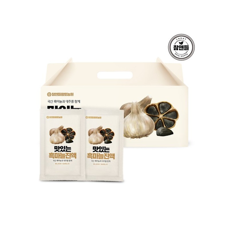 Cham & Deul Hwangto Nongwon 맛있는 흑마늘진액 70ml 30포 3박스(총