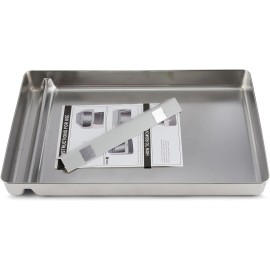 COSPARX Stainless Steel Reusable Litter Tray Compatible with Petsafe Scoop-Free Self-Cle