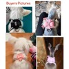 Rhinestone Bowtie Dog Harness Cute Sparkly Soft Funny Adjustable Diamonds