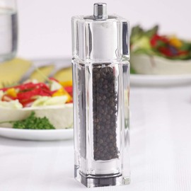 Chef Specialties 6.5 Inch Gem Combo Pepper Mill and Salt Shaker