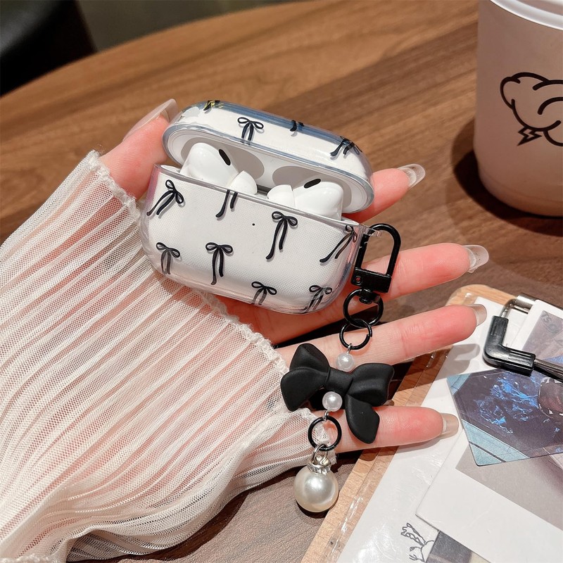 MINSCOSE Compatible with AirPods Pro 2nd/1st Generation Case Clear Case,Cute