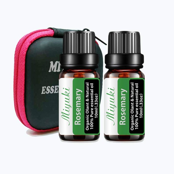 Rosemary Essential Oil Sets for Diffuser, Humidifier, Massage -2 Pack x10ml