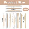 Clay Modelling Tools, 10 Pcs Wooden Clay Sculpting Modelling Pottery