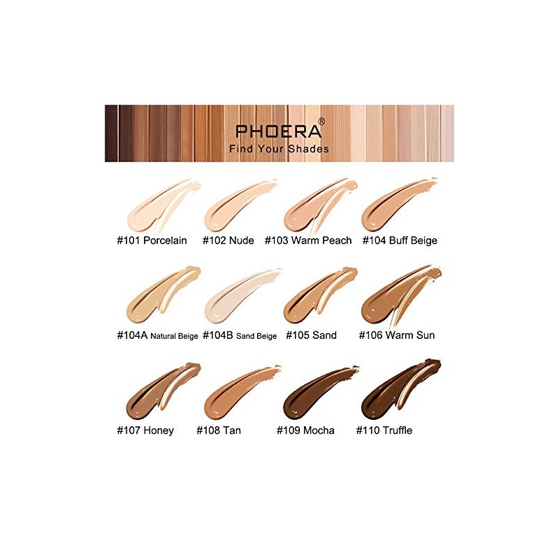 AQUAPURITY PHOERA Full Coverage Foundation New Formula Waterproof Long Lasting