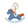 Z'mura Horse Keychain Cute Leather Backpack Bag Decoration Charm Simple