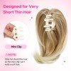 REECHO Ponytail Extension, 7" Mini Claw Clip in Ponytail Hair