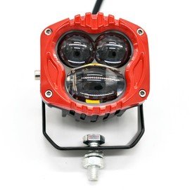 ECAHAYAKU 3Inch 70W LED Amber Pods Light Bar Offroad Cube Lights Fog Lamp Spot Flood Driving Work Lights for Trucks Boat ATV Jeep Car Tractor UTV Golf Cart