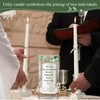 FoldTier Unity Candles with Candle Holder for Wedding Ceremony Unity