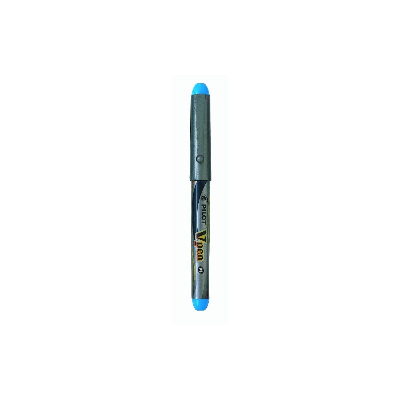 Pilot VPen Disposable Fountain Pen Silver Barrel 0.58 mm Tip