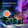 LATEC Digital Alarm Clock with 7 Modes RGB Night Light,