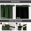 Deconovo Store 2 Cortina Forro Blackout Aislamiento Térmico Ruido 132x274cm
