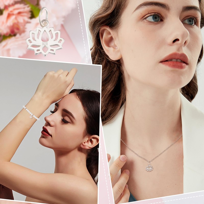 Beebeecraft 925 Sterling Silver Charms, Sterling Silver