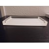 PARADIGM TRENDS Cubix Spa Amenity Tray, Resin, White/Colorles
