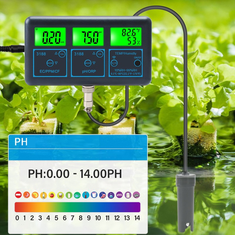 7 in 1 Water Quality Monitor Wifi for Tuya PH