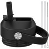 Zizga Straw Lid Compatible for Yeti Rambler Water Bottle 18