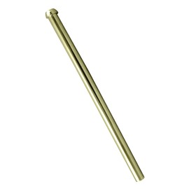 Westbrass D121-03 1/2" x 12" Bullnose Faucet Riser Supply Line, 12", Polished Brass