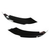 2 Pcs Front Bumper Diffuser Glossy Black Left Right Lip