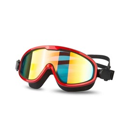 Angelkiss Premium Swimming Goggles Large Polarized Large Frame Anti Fog No Leaks UV Protection Clear Lenses Wide Vision for Men Women Adults Youth