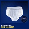 TENA Men Super Plus Protective Underwear, Incontinence, Disposable, Heavy Absorbency,