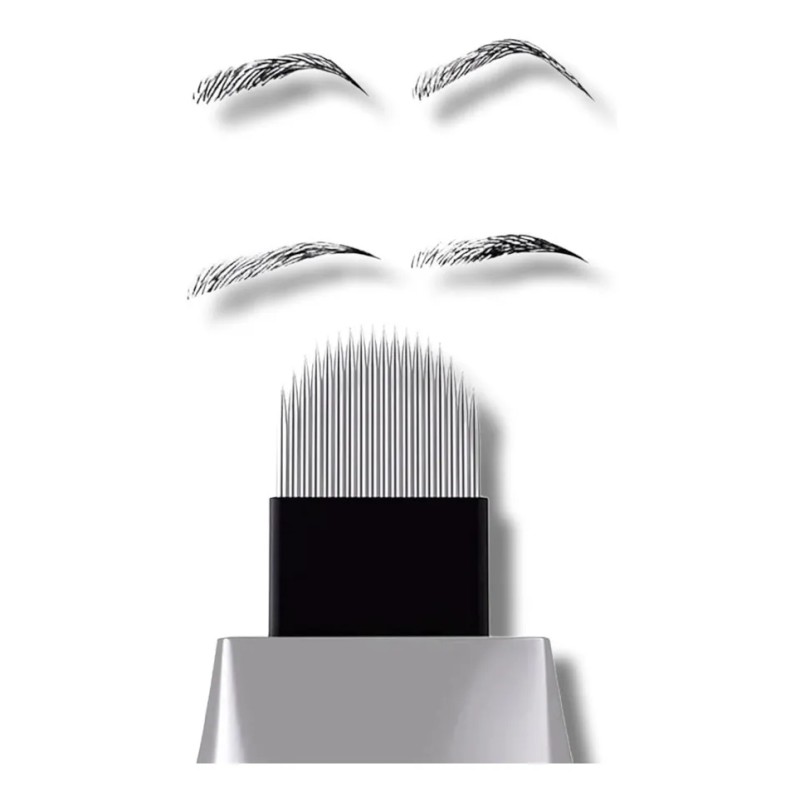 Set 20 Agujas Microblading Navajas Pin O Lengua De Gato