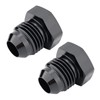 6AN Male Flare Thread Blanking Plug Fitting Hex Head Plug
