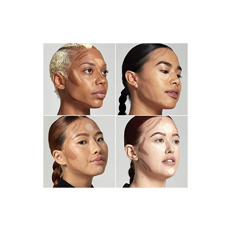 Erinde Contour Highlighter Stick with Brush -Bronzer Pen, Waterproof, Longwear