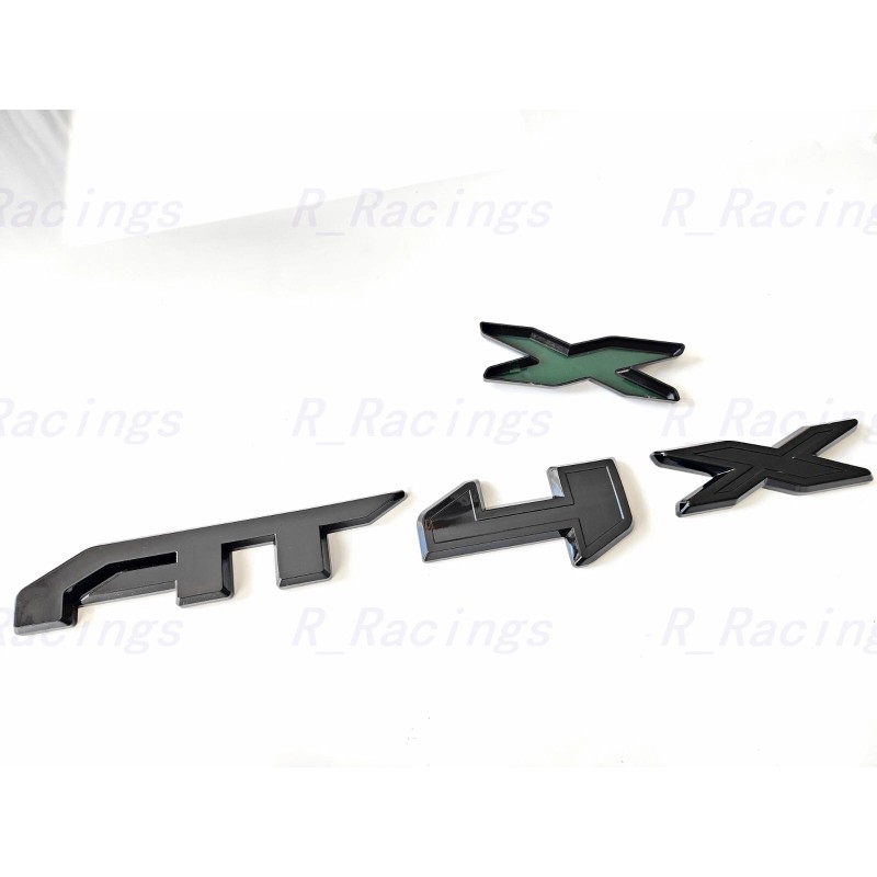 Auto Front Grill Gloss Black AT4X OVERLAY Emblem 2023+ GMC