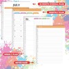 Teacher Planner 2025-2026 With Stickers, 10 Sections Lesson Plan Book,