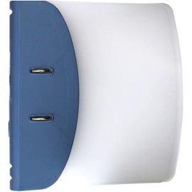 Hermes 832007 A4 78 mm Lever Arch File Heavy Duty Capacity Metallic - Blue