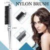 Geiserailie 3 Pcs Slick Back Hair Brush Set Bristle Hair