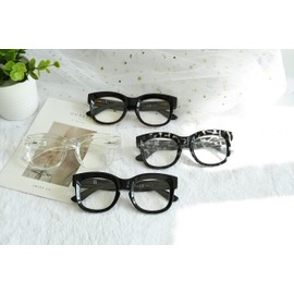 Eyekepper Thick Frame Reading Glasses 12 Pcak Readers for Women Ladies +1.25
