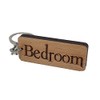 Bedroom Engraved Wooden Keyring Keychain Key Ring Tag