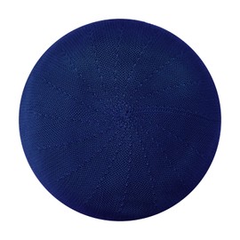 Gllutt Sombrero de boina fina de punto de verano para mujer, tamaño ajustable, estilo francés, color sólido, Azul Tinta*, Talla única