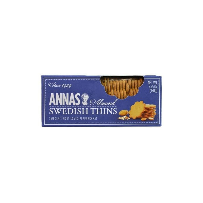 Anna's Swedish Thins Almond -- 5.25 oz (Pack of 3)