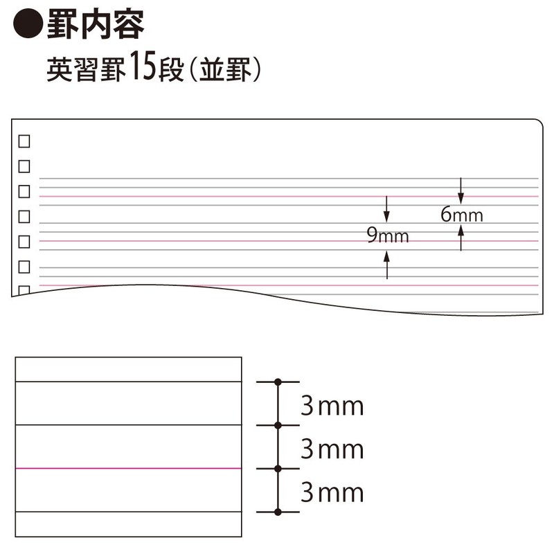 Kokuyo S800 English School Book, Soft Ring Notebook, Semi B5,