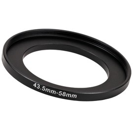 43.5mm to 58mm Step-Up Ring Filter adapter (43,5mm-58mm) Camera Filter Ring for 58mm UV ND CPL Filter (MPIXO)