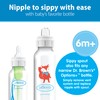 Dr. Brown's Milestones Narrow Sippy Bottle, 100% Silicone Soft Sippy